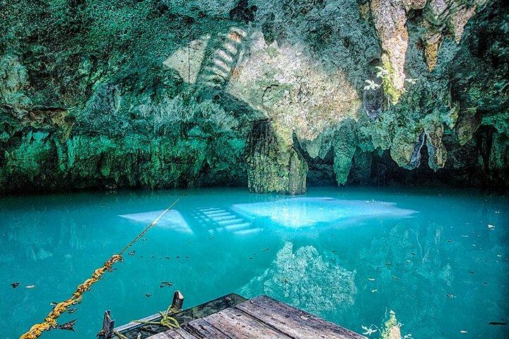 Cenote La Noria Tour + Jewelry Shopping Tour + Tequilera