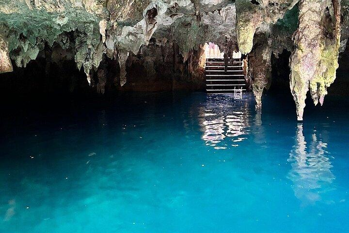 Cenote La Noria Tour + Jewelry Shopping Tour + Tequilera