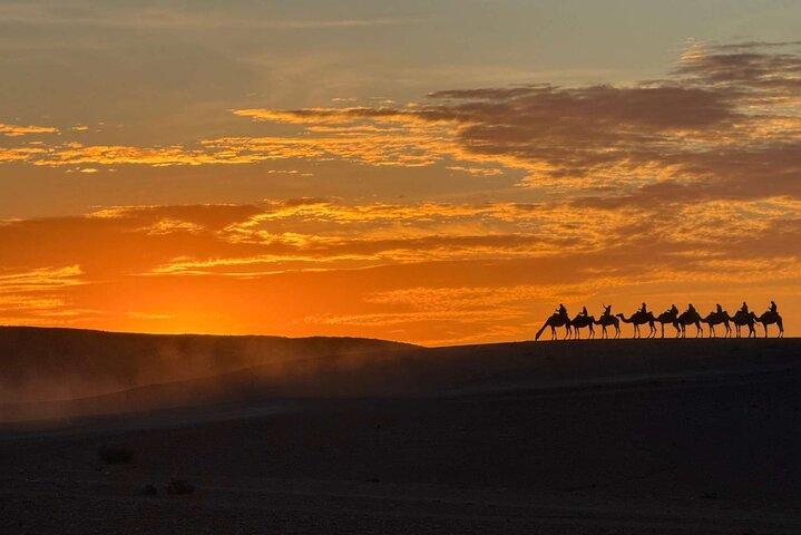 Marrakech:Sunset Agafay Desert with Camel Ride and Dinner Show