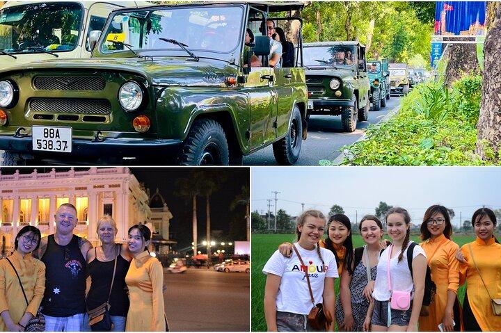 Hanoi: Outskirts Army Jeep Tour Led by Women