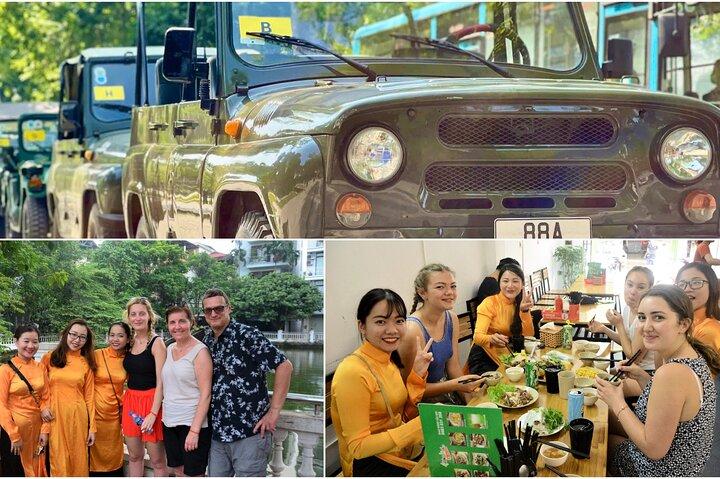 Hanoi Food, Culture, Sightseeing & Fun By Vietnam Army Jeep