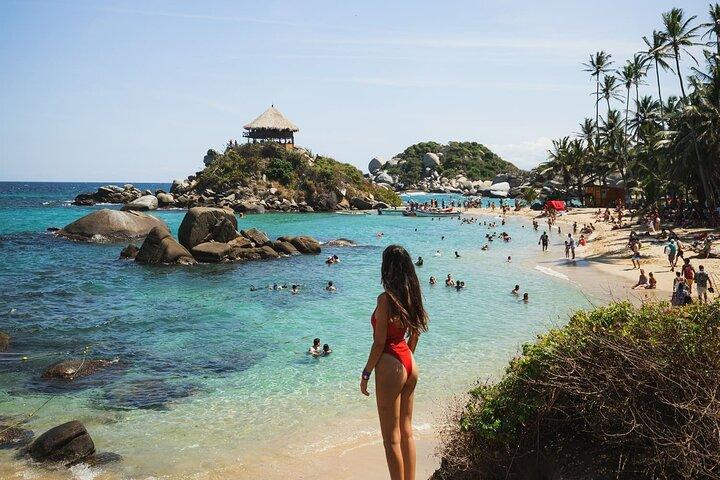 Cabo San Juan Beach Tour of Tayrona Park in Lancha
