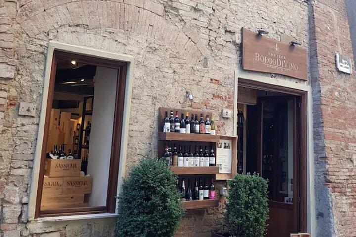 Wine Tasting with Food in a Stone Cellar in Montepulciano