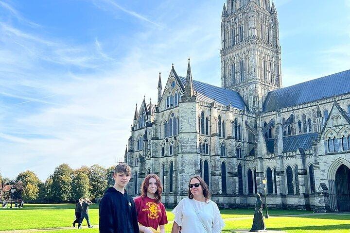 Stonehenge and Salisbury Cathedral Self Guided Tour from Portland