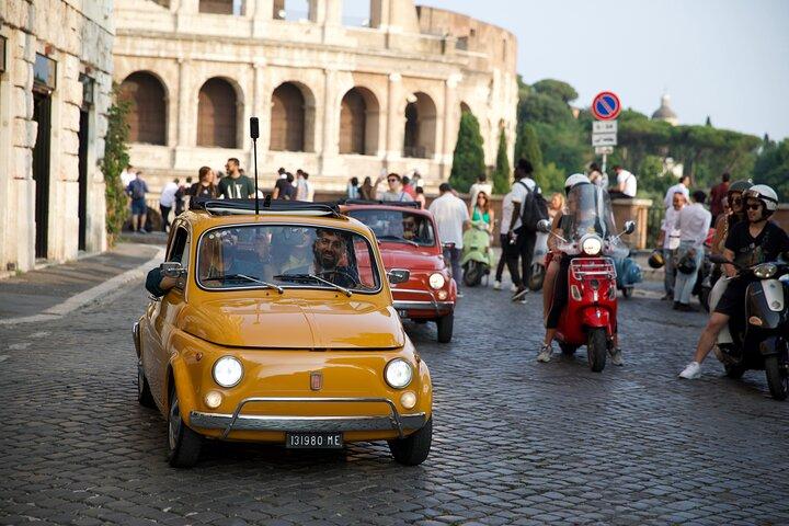 Fiat 500 Classic Tour of Rome with Photoshoot
