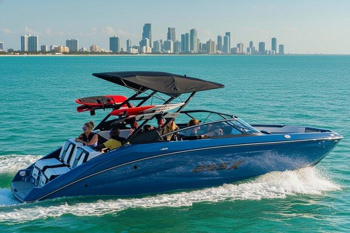 Wakeboarding In Miami 3 to 6 Hours Miami Boat Rental