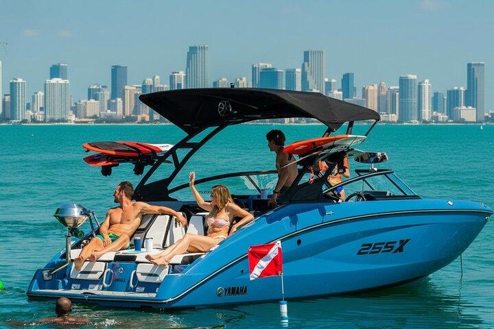 Wakeboarding In Miami 3 to 6 Hours Miami Boat Rental