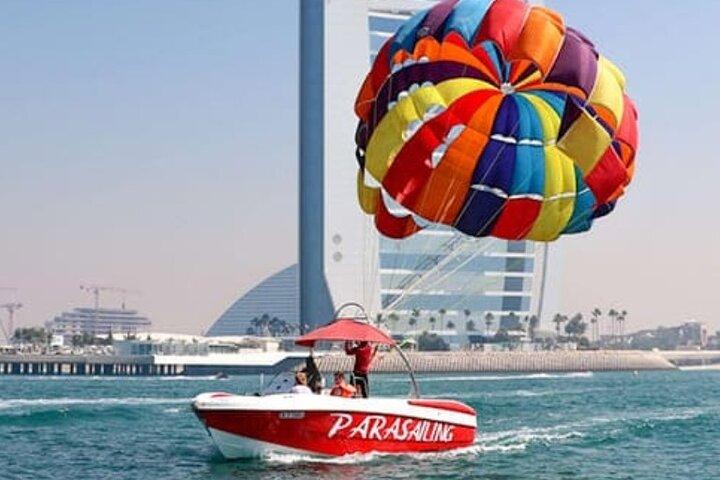 Parasailing Adventure with Stunning Burj Al Arab Views