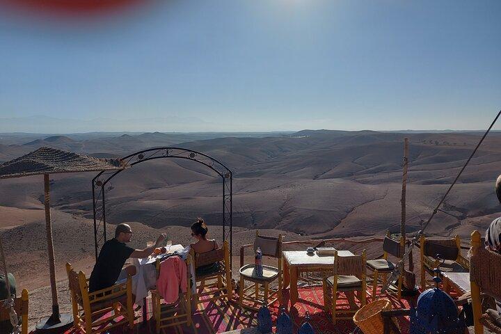 Exclusive Agafay Sunset From Highest Dune in Agafay &Dinner+Show