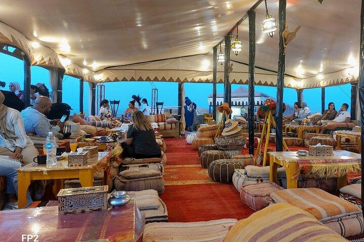 Exclusive Agafay Sunset From Highest Dune in Agafay &Dinner+Show