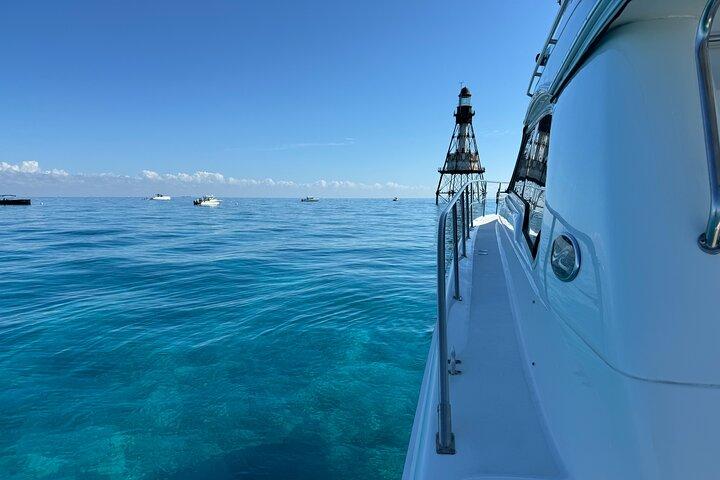 Miami Private 52 ft Boat Tour | Sandbar, Dolphins & Biscayne Bay!