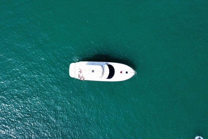 Miami Private 52 ft Boat Tour | Sandbar, Dolphins & Biscayne Bay!