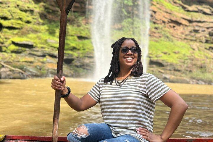 Boti Falls: Umbrella Rock: Cocoa farm and Aburi Garden Day tour: