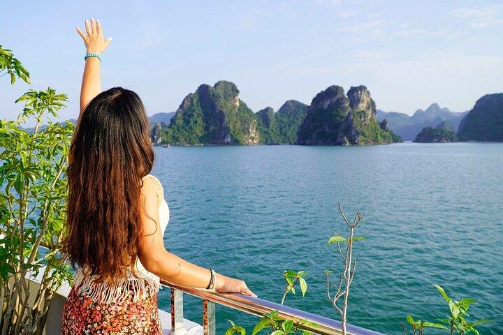 Premium Cruise Halong Bay Day Tour: Buffet Lunch & Transfer