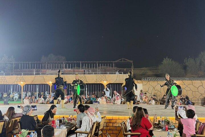 Dubai Desert Quad Bike Tour (1 Hour) BBQ , Camel Ride & 5 Shows