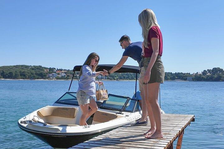 Luxury Private Speedboat Tour to Rovinj Archipelago and Lim Fjord
