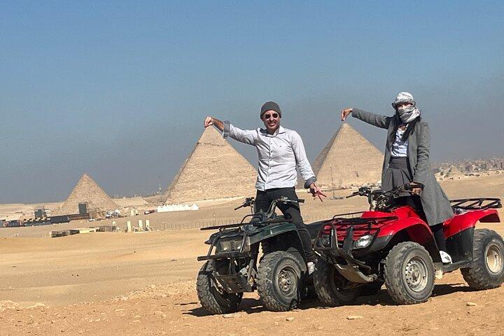 Private VIP Golden Sunset ATV Experience at the Pyramids