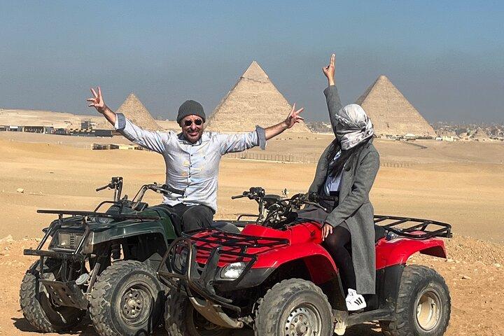 Private VIP Golden Sunset ATV Experience at the Pyramids