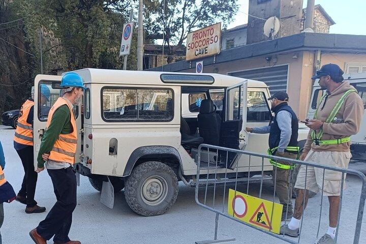 PRIVATE TOUR: Tour of the Carrara Marble Quarries & Wine Experience in Luni