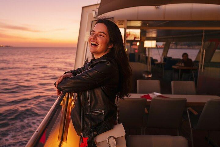 Lisbon Sunset cruise with Welcome Drink and Snack included