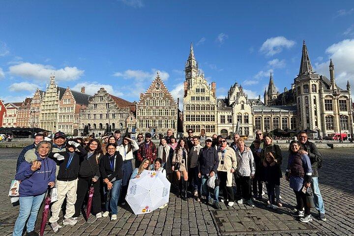 Tour from Brussels Bruges and Ghent by Train and Boat Tour