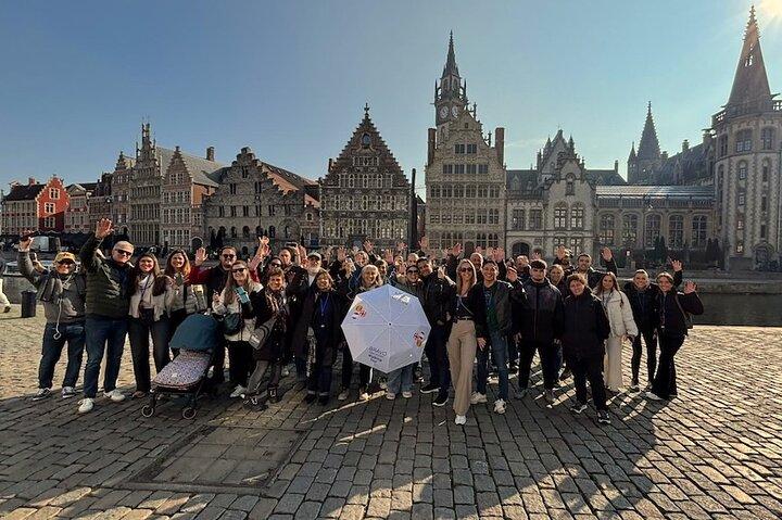 Tour from Brussels Bruges and Ghent by Train and Boat Tour