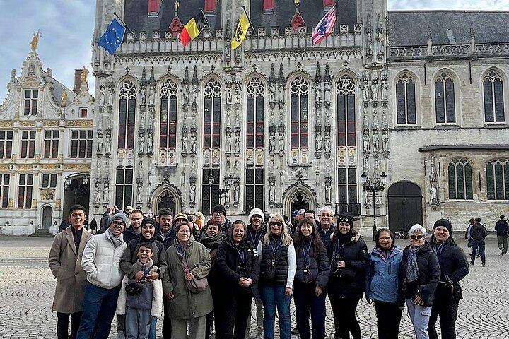 Tour from Brussels Bruges and Ghent by Train and Boat Tour