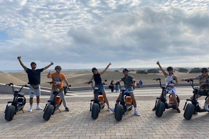 Maspalomas - Meloneras : e-Scooter 2 seat Sunset Guided Tour