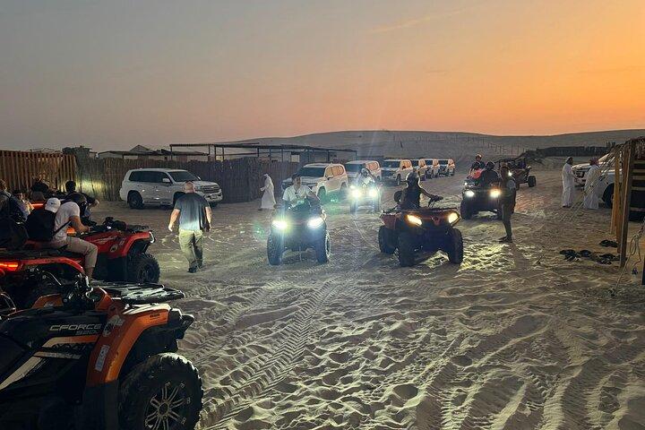 Doha Desert Safari Dune Bashing Camel Riding and Sandboarding
