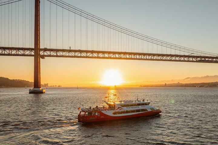 Lisbon Sunset cruise with Welcome Drink and Snack included