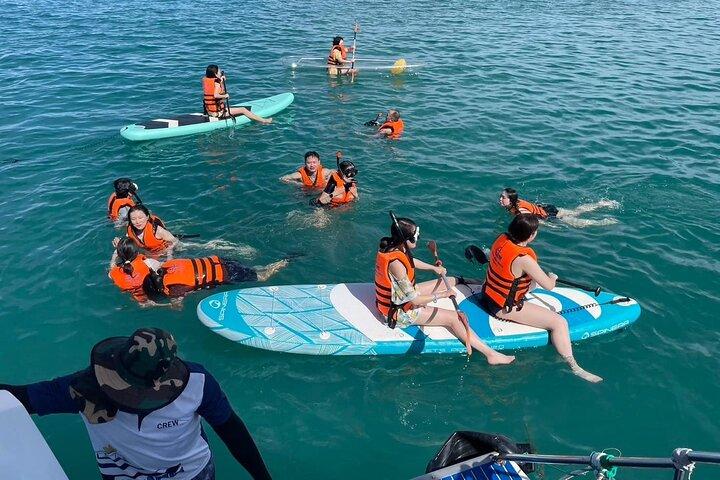 Pig Island Sightseeing, Snorkeling by Catamaran from Koh Samui