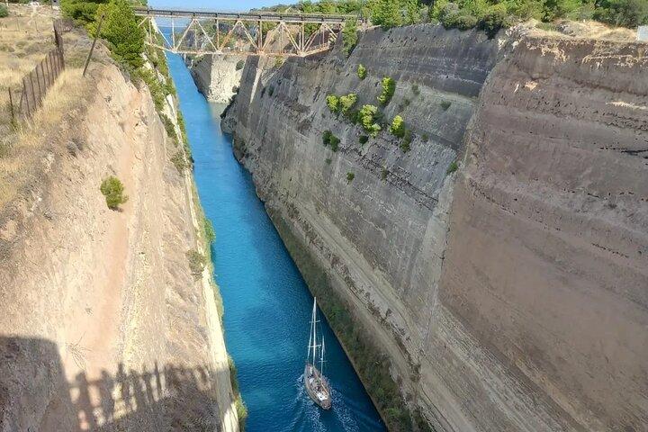 Corinth Canal Cruise, Epidaurus theatre and Nafplio Private Tour