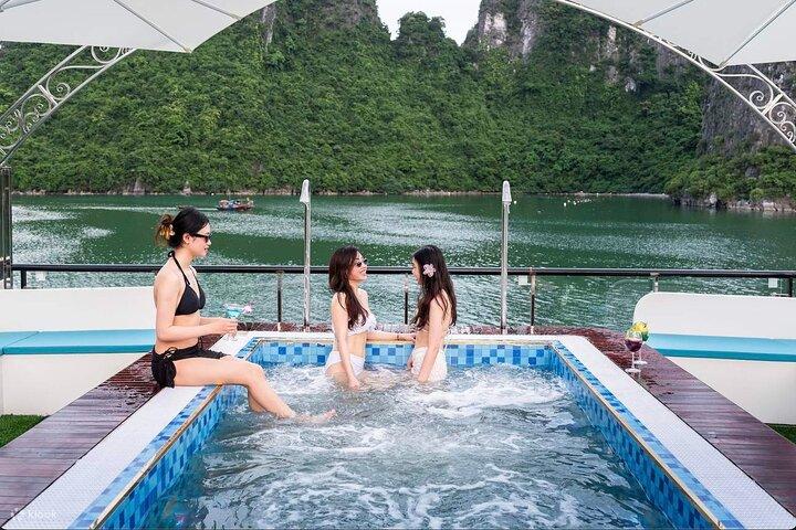 Luxury Day Trip to Halong Bay from Hanoi on Traditional Cruise