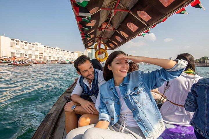 Private Old Dubai Souks Walking Tour with Abra Ride & Transfers