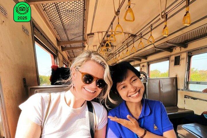 Private Excursion to Maeklong​ Railway and​ Floating Markets