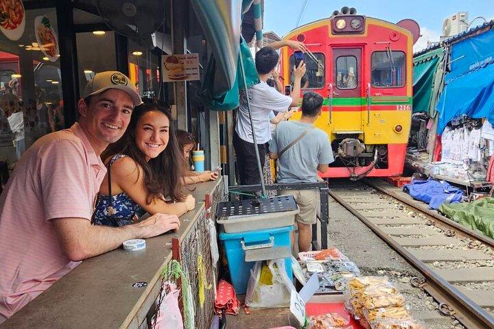 Private Excursion to Maeklong​ Railway and​ Floating Markets