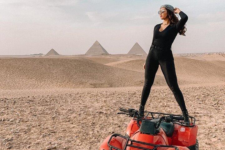 Giza Pyramids,Sphinx,Camel Ride,ATV Bike,Shopping, Dinner cruise