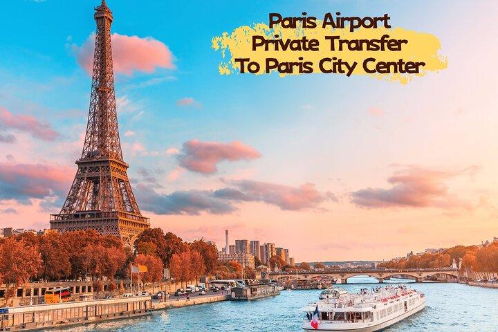 Paris CDG|ORY Airport Private Roundtrip Transfer to Paris City