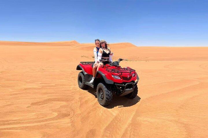 VIP RED DUNE SAFARI with Pick/drop(Quad 30 min)Camel & Bbq Diner