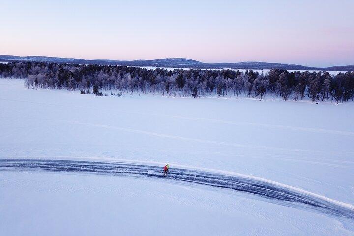 Ice Skating on Frozen Inari Lake