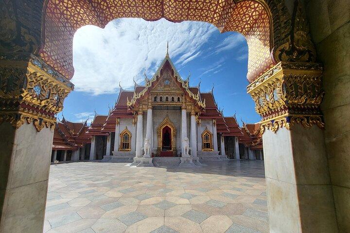 Golden Buddha Reclining Buddha and Marble Temple Private Tour