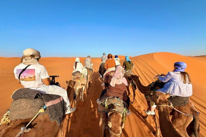 From Marrakech: 4 Day Round Trip via Merzouga Desert & Camel Trek