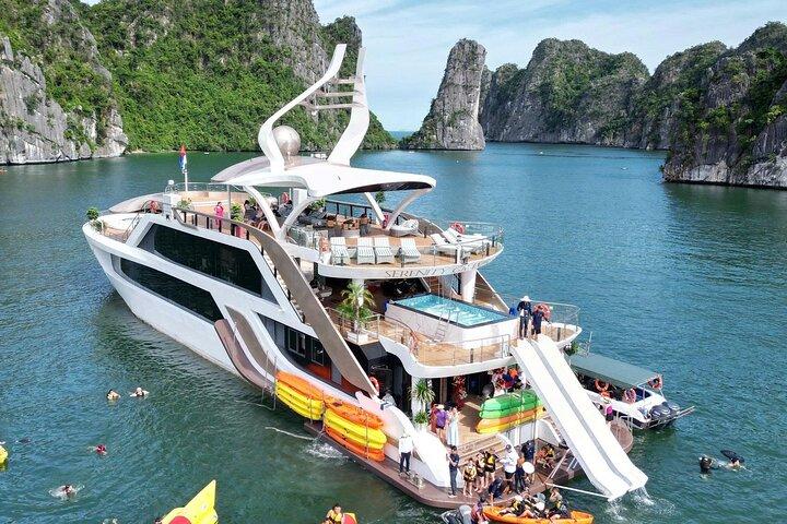 Hanoi: Ultimate Luxury Day Cruise to Lan Ha Bay with Tasty Lunch