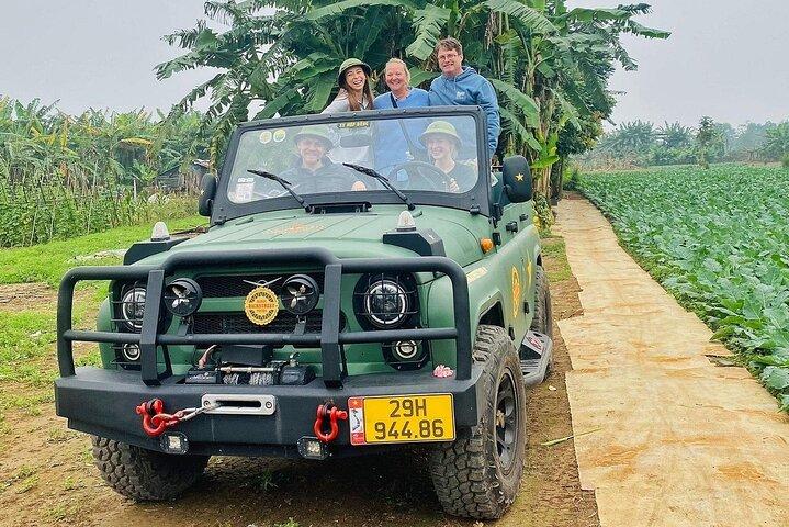 Explore The Food, Culture, and Fun of Hanoi on a Jeep Tour