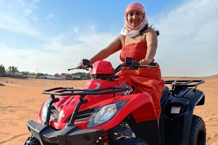 Morning Red Dunes Quad Bike & Camel Ride Dubai