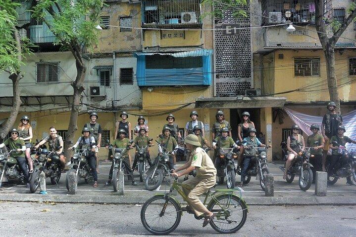 Explore Food Culture and Fun in Hanoi by Vintage Motorbike Tour
