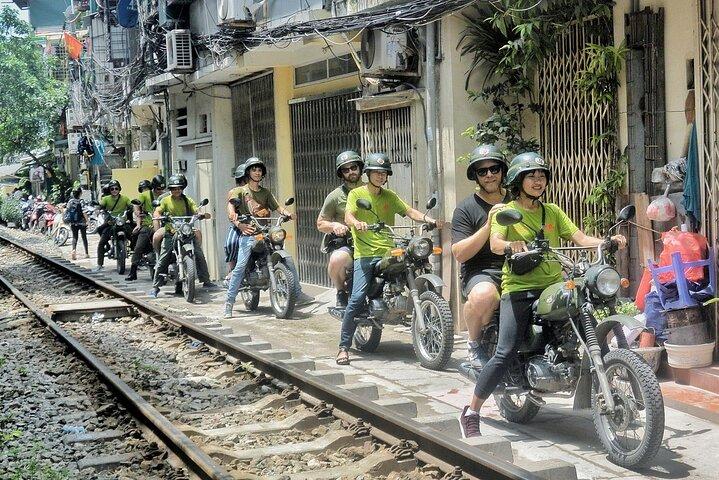 Explore Food Culture and Fun in Hanoi by Vintage Motorbike Tour