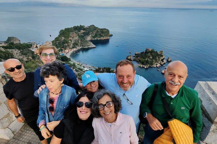 Giardini Naxos, Taormina and Castelmola-White Lotus-From Catania