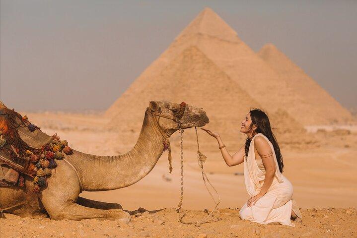 All inclusive Giza Pyramids, Sphinx ,lunch, Camel& inside pyramid