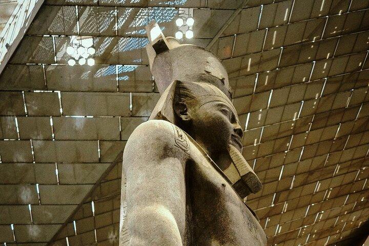 Giza Pyramids,Sphinx,Grand Egyptian Museum,Nile Felucca OR Bazaar